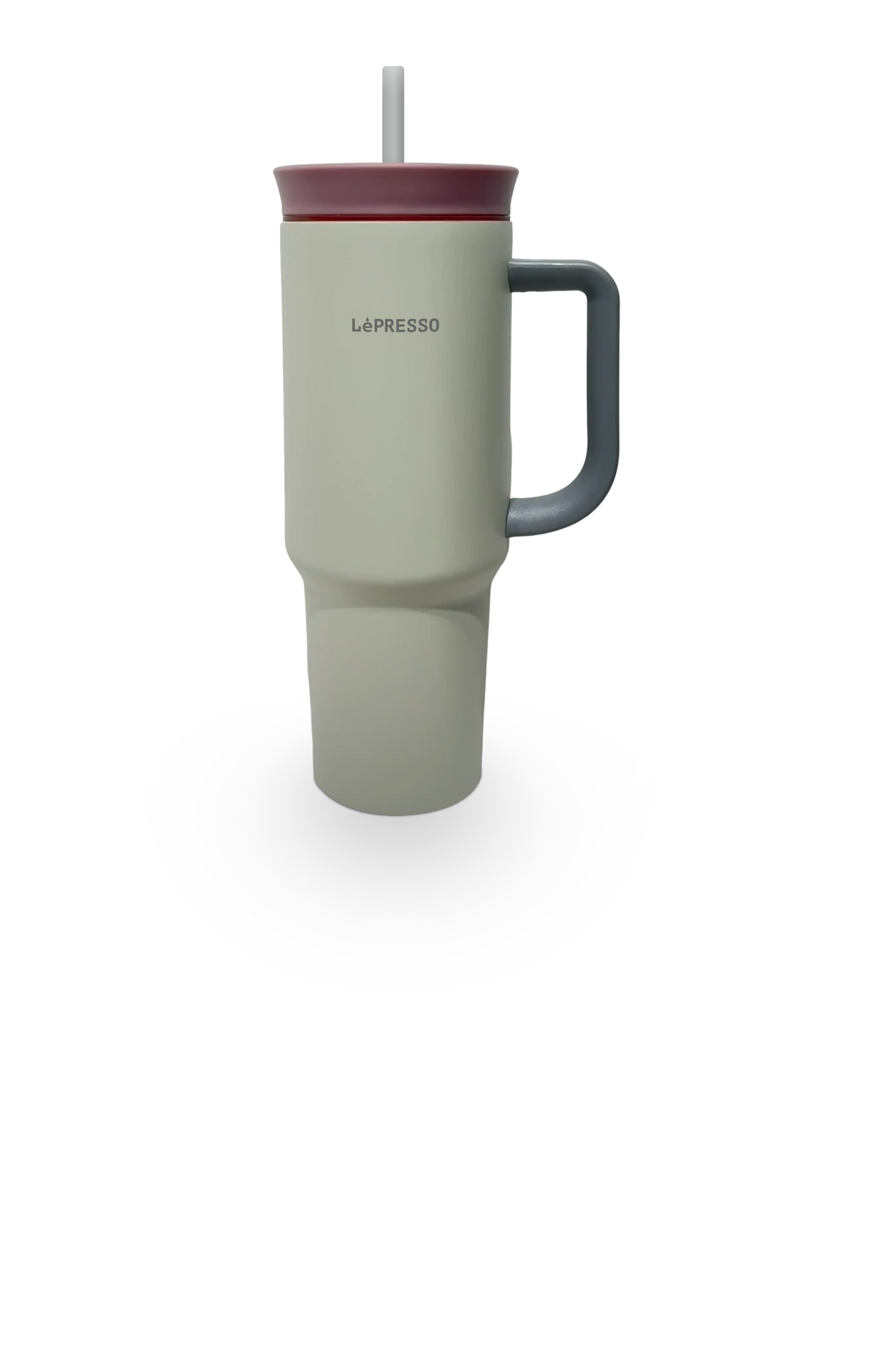 LePresso Quirk Sip Insulated Tumblerwith Double Wall Vacuum - Beige – image 1