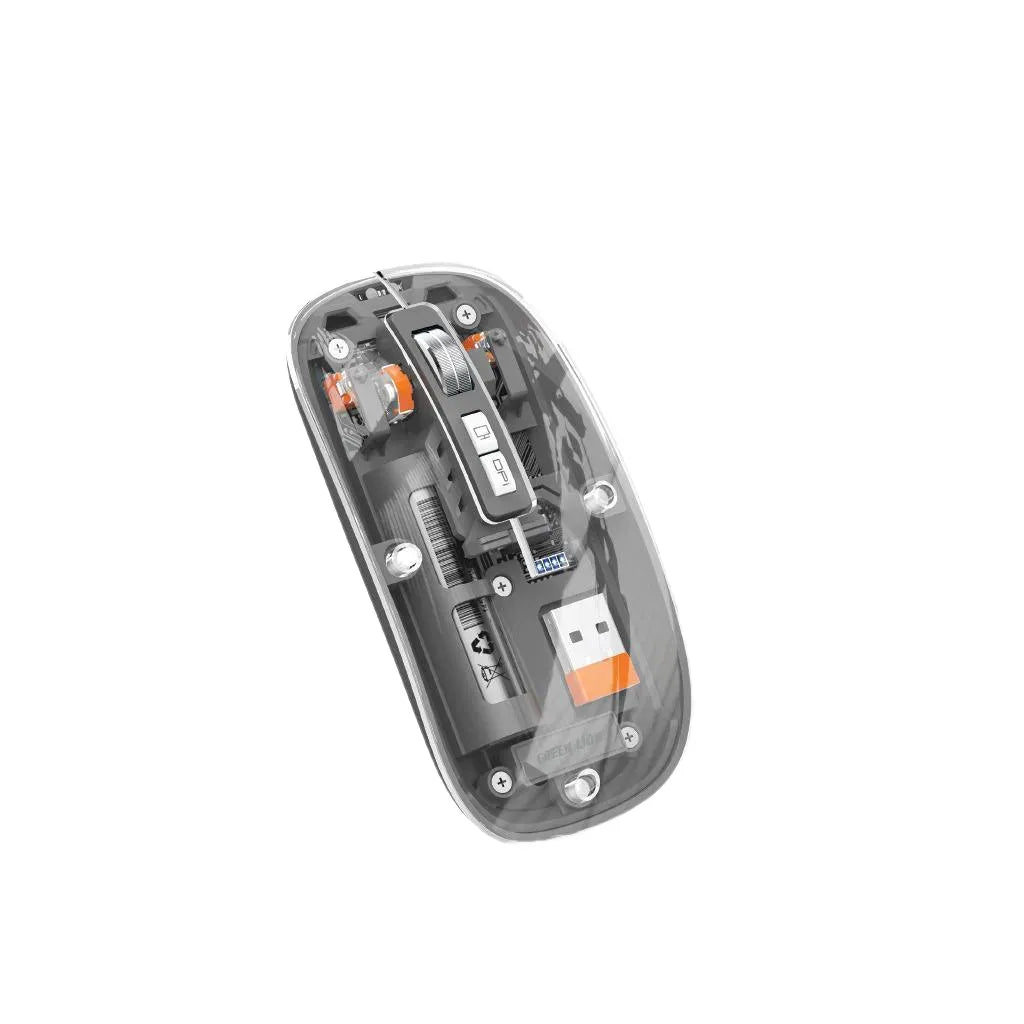 Green Lion Transparent Mouse 2 Modern,Slim&Beautiful - Gray – image 3
