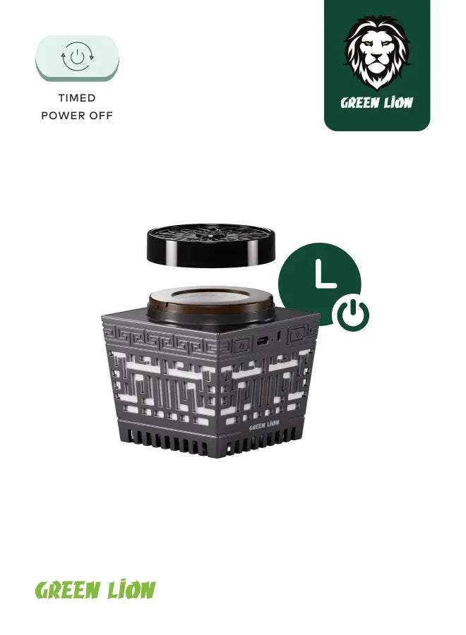 Green Lion Moon Bakhour Quran Speaker Black – image 19