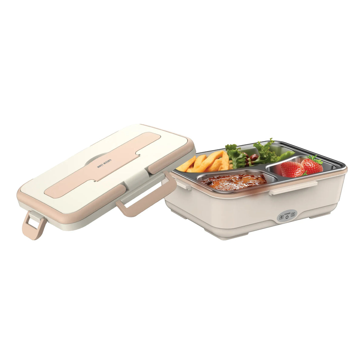 Green Lion GLB-05 Electric Lunchbox - Beige – image 7