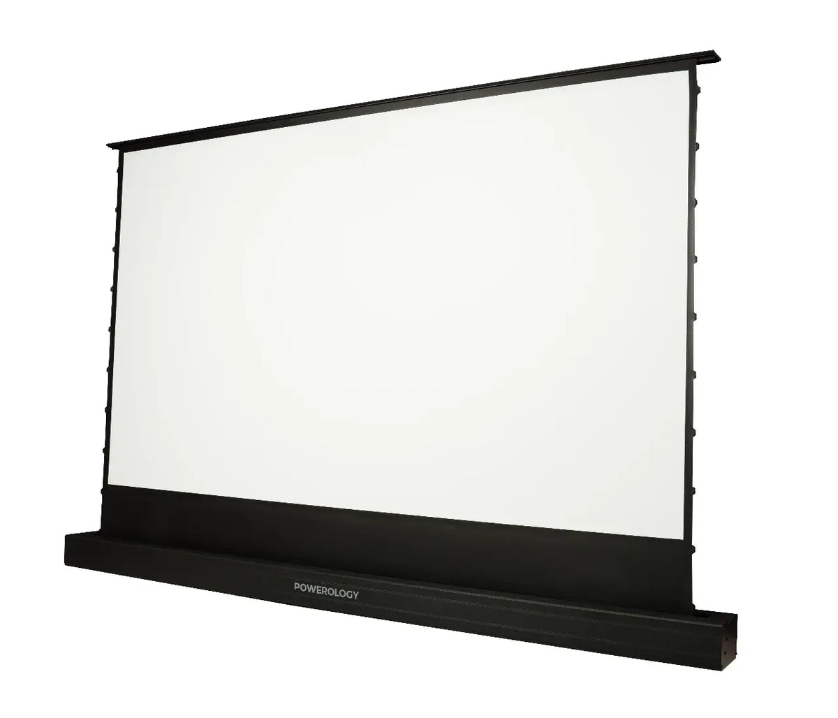 Powerology 100 Motorised Floor Projection Screen White – image 3