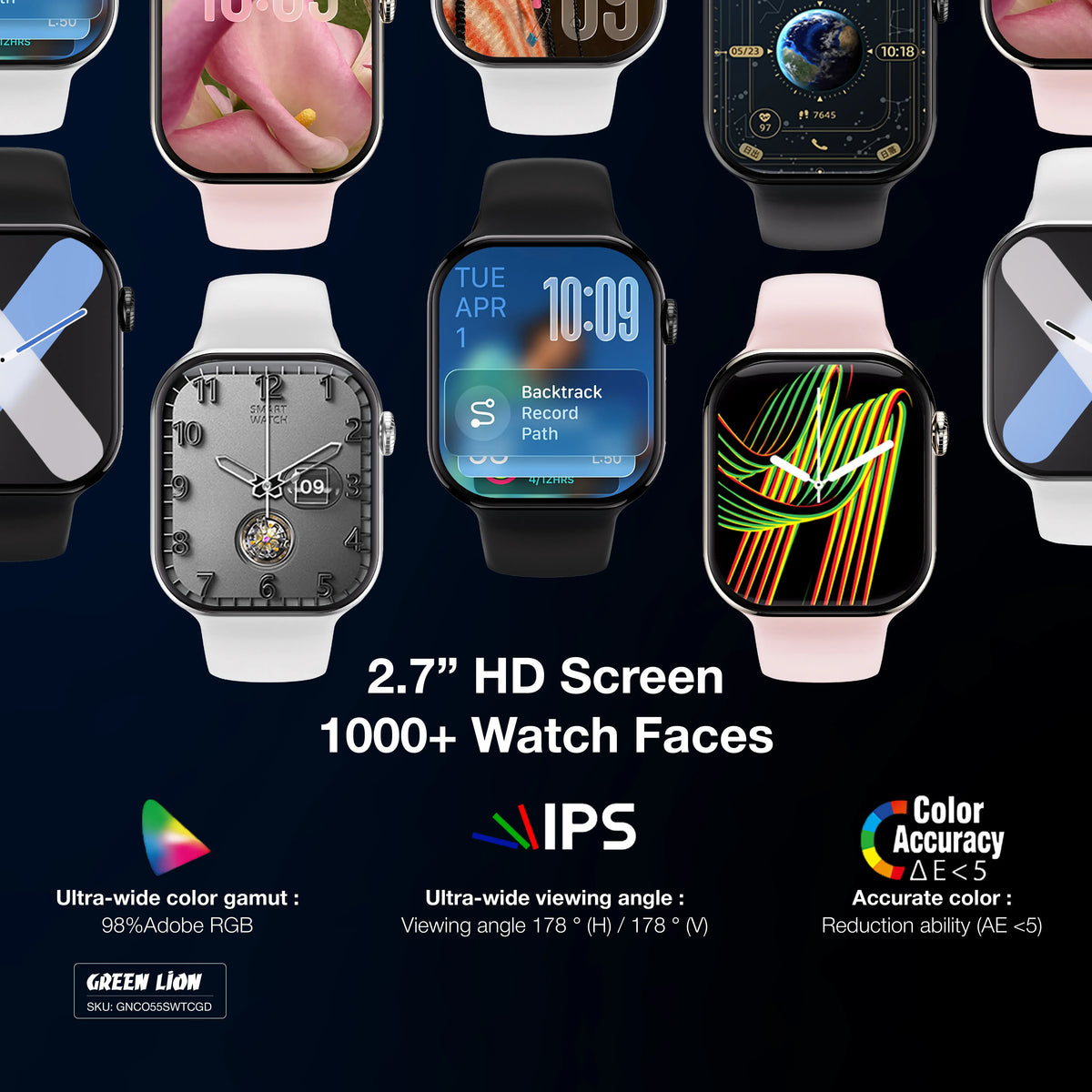 Green Lion Communicate Smart Watch - RoseGold – image 10