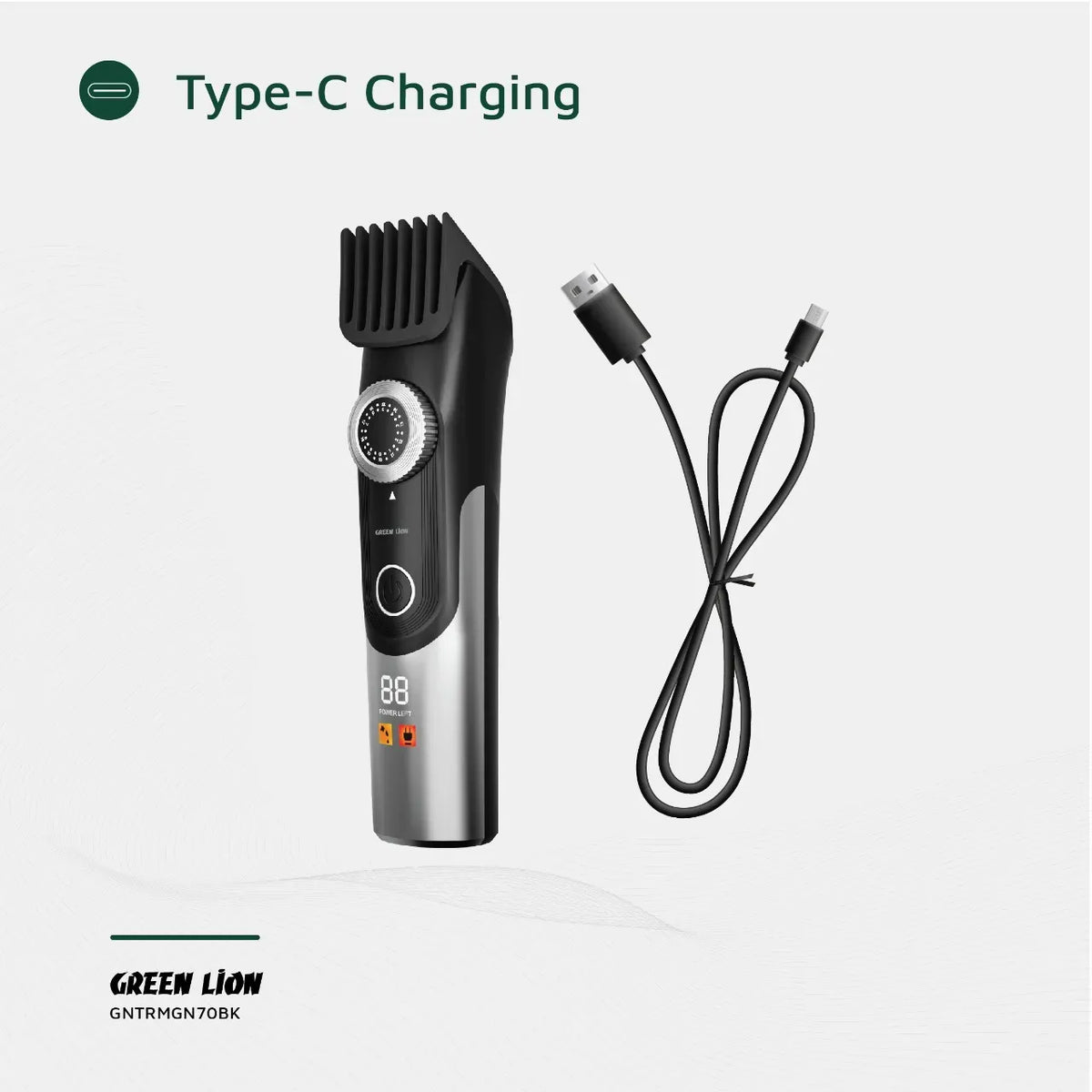 Green Lion Trim Gen 70 Body Hair Trimmer Black – image 10