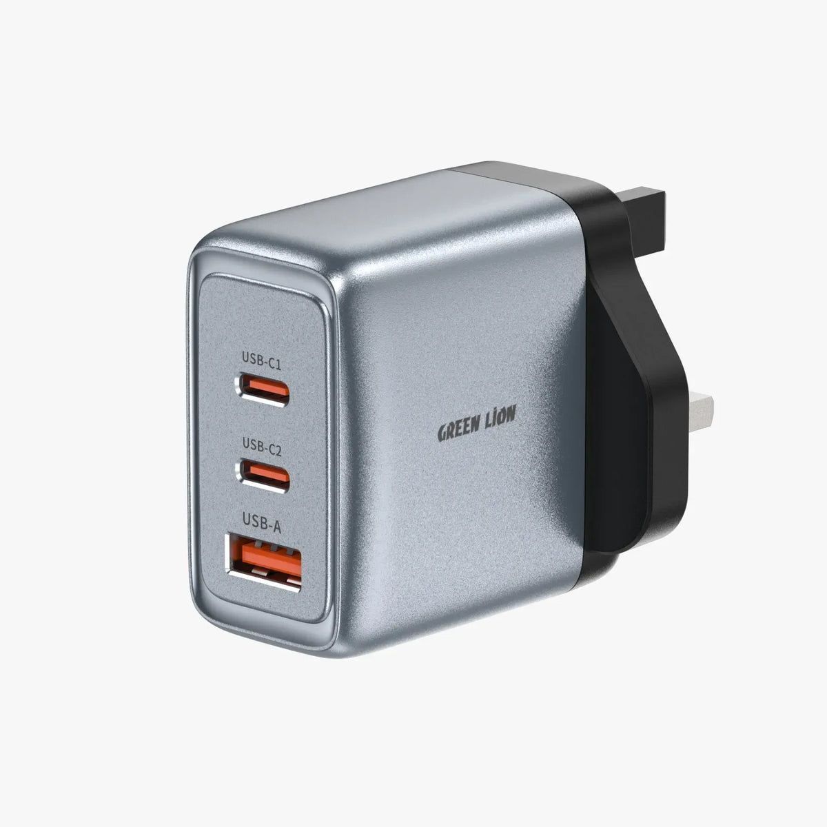 Green Lion Gan Premium Uk Plug Wall Charger 65w Gray – image 4