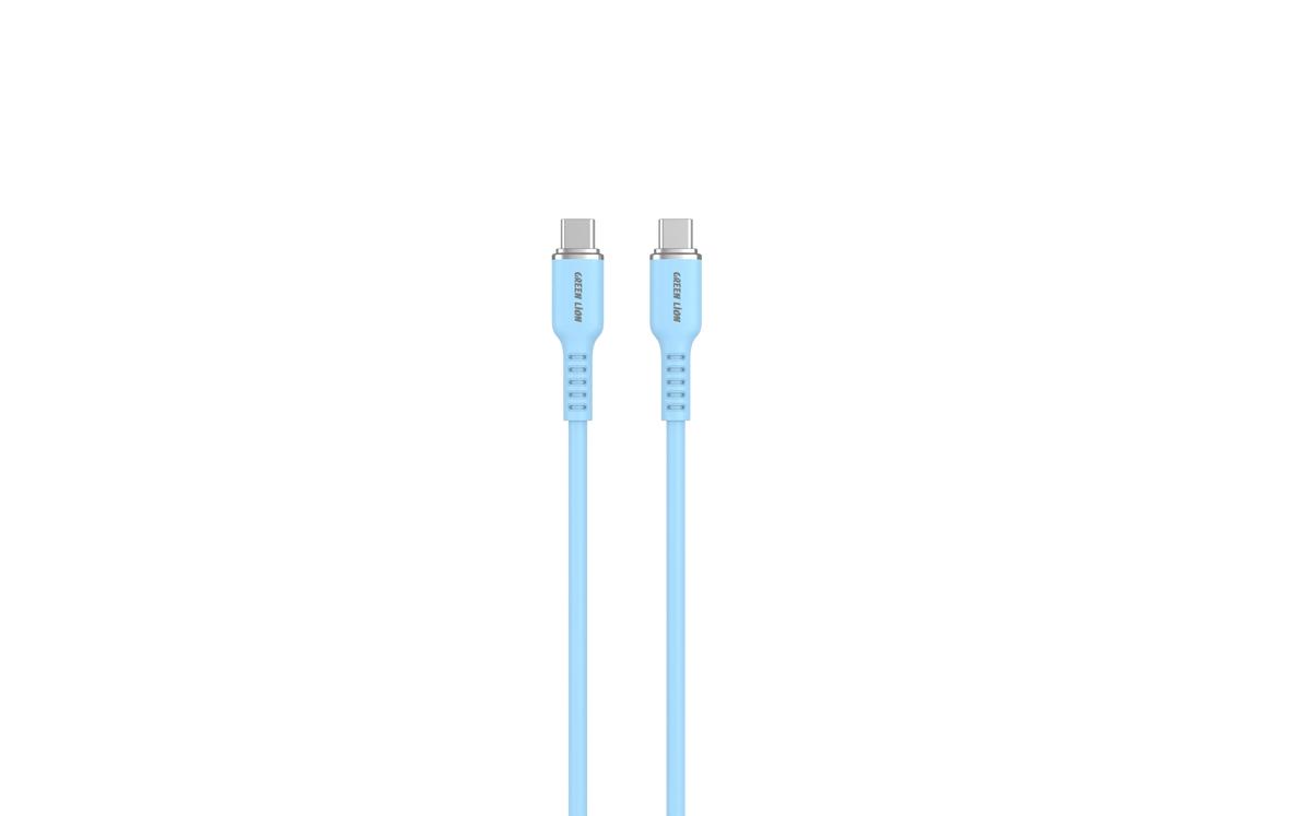 Green Lion USB-CTOUSB-C Silicone Cable - Blue – image 2