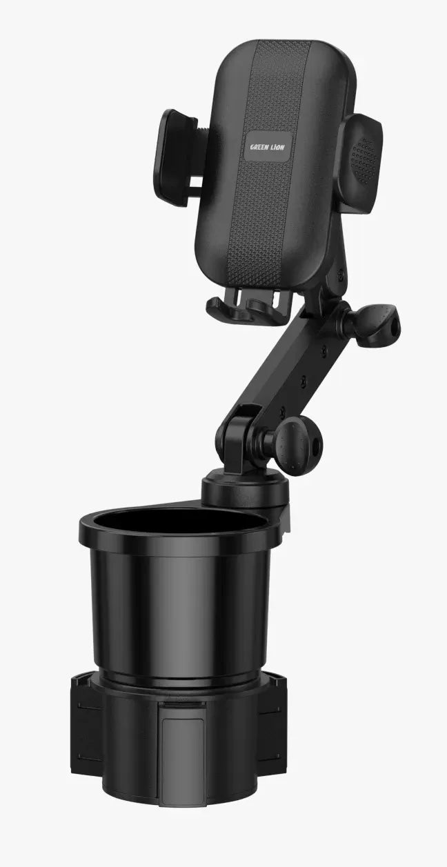 Green Lion 2 in 1 Flexgrip Car Cup Holder Phone Mount Black – image 9