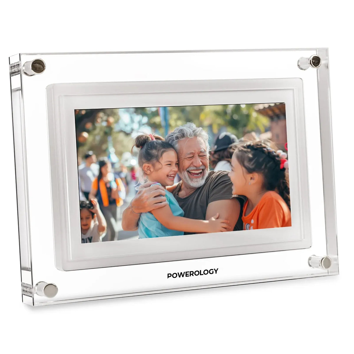 Powerology 7 Smart Frame Digital Photo Display White – image 8