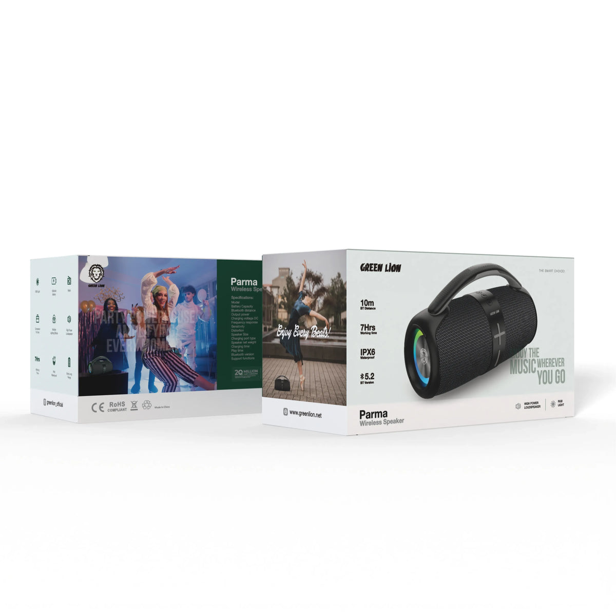 Green Lion Parma Wireless Speaker Gray – image 3