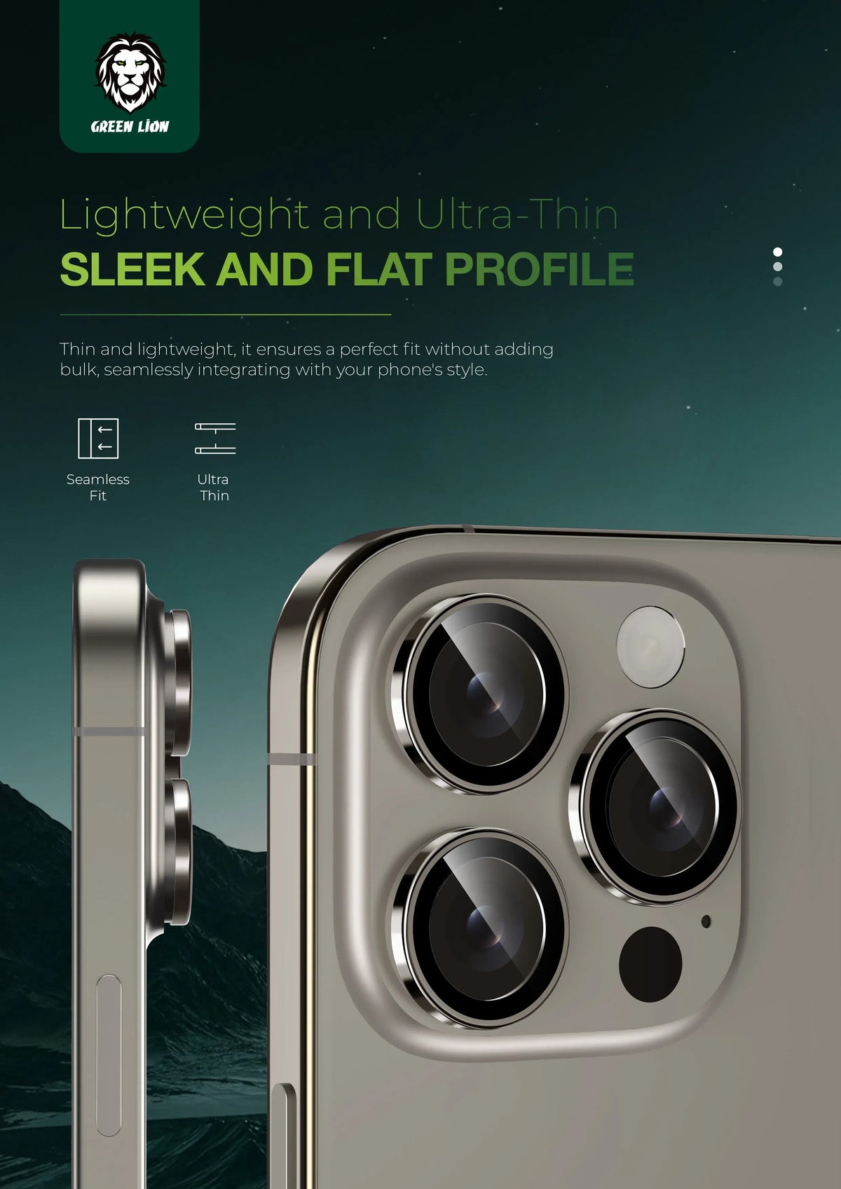 Green Lion HDElite Camera Lens - Natural Titanium – image 3