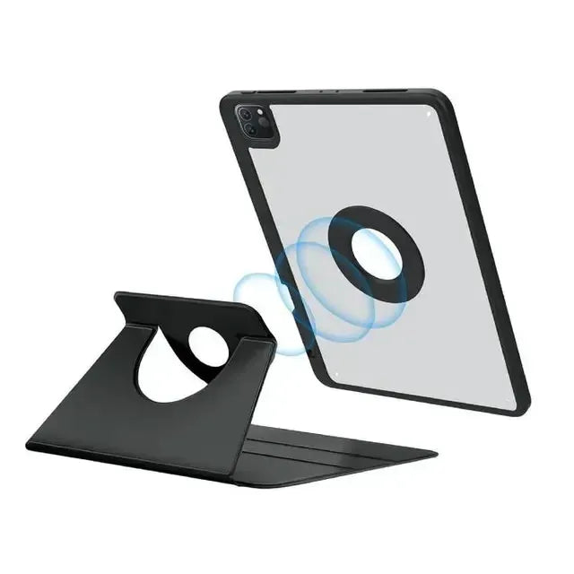Green Lion Transparent Folio Case - Black