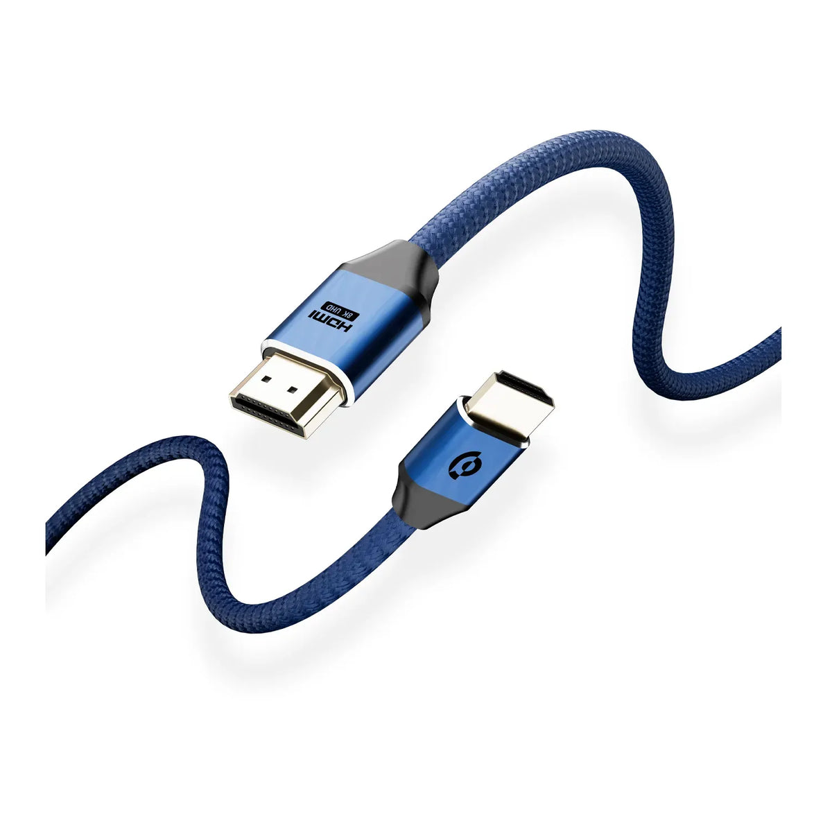 Powerology 8 KHDMI Braided Cable 3 M - DarkBlue