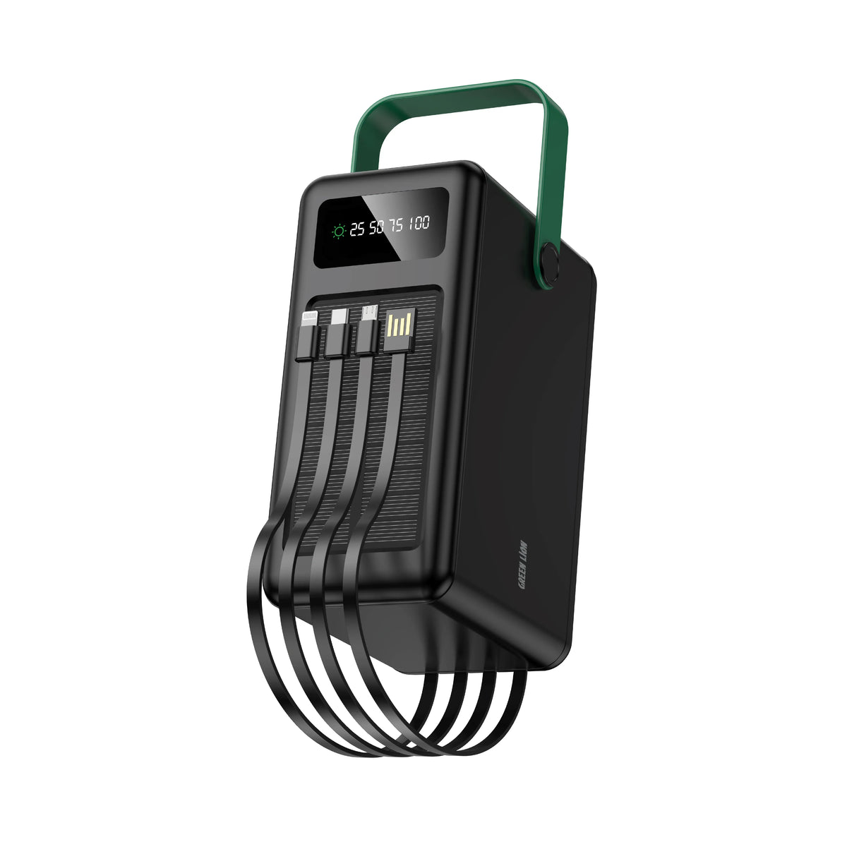 Green Lion Solar Max 120000mAh Power Bank Black – image 2