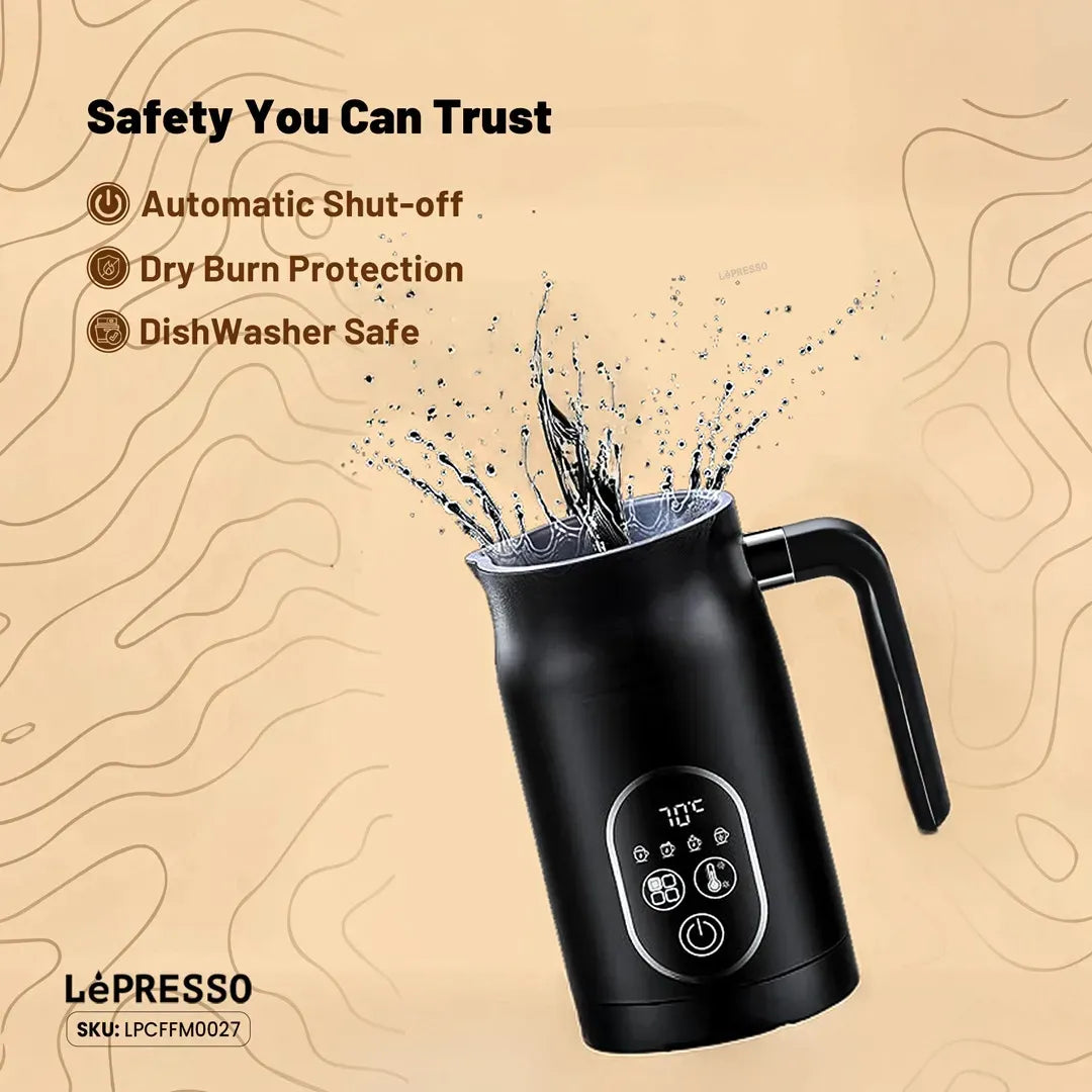 LePresso Four Froth Milk Frother Black – image 10