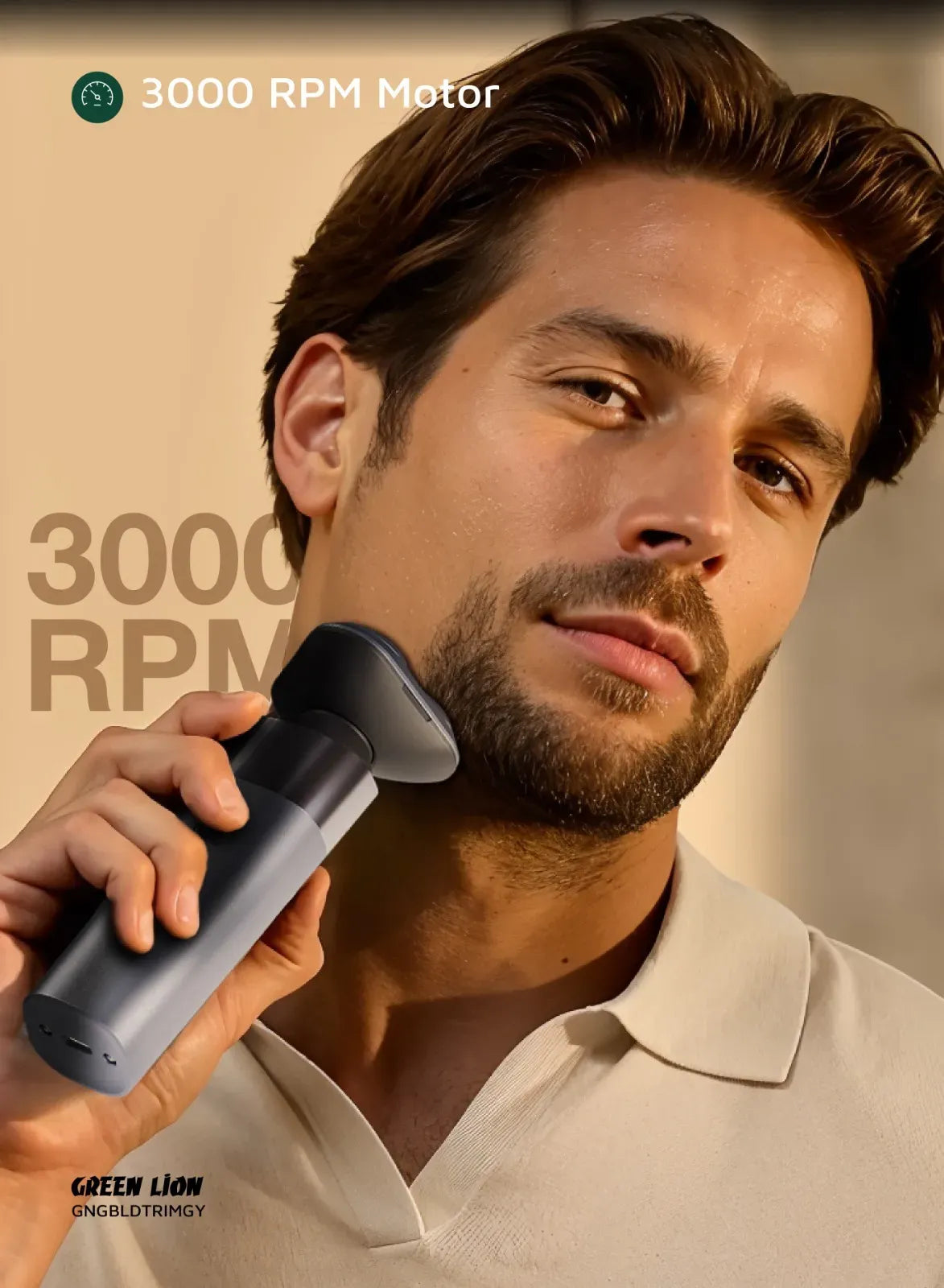Green Lion G Blade Hair Nose Trimmer Shaver Gray – image 6