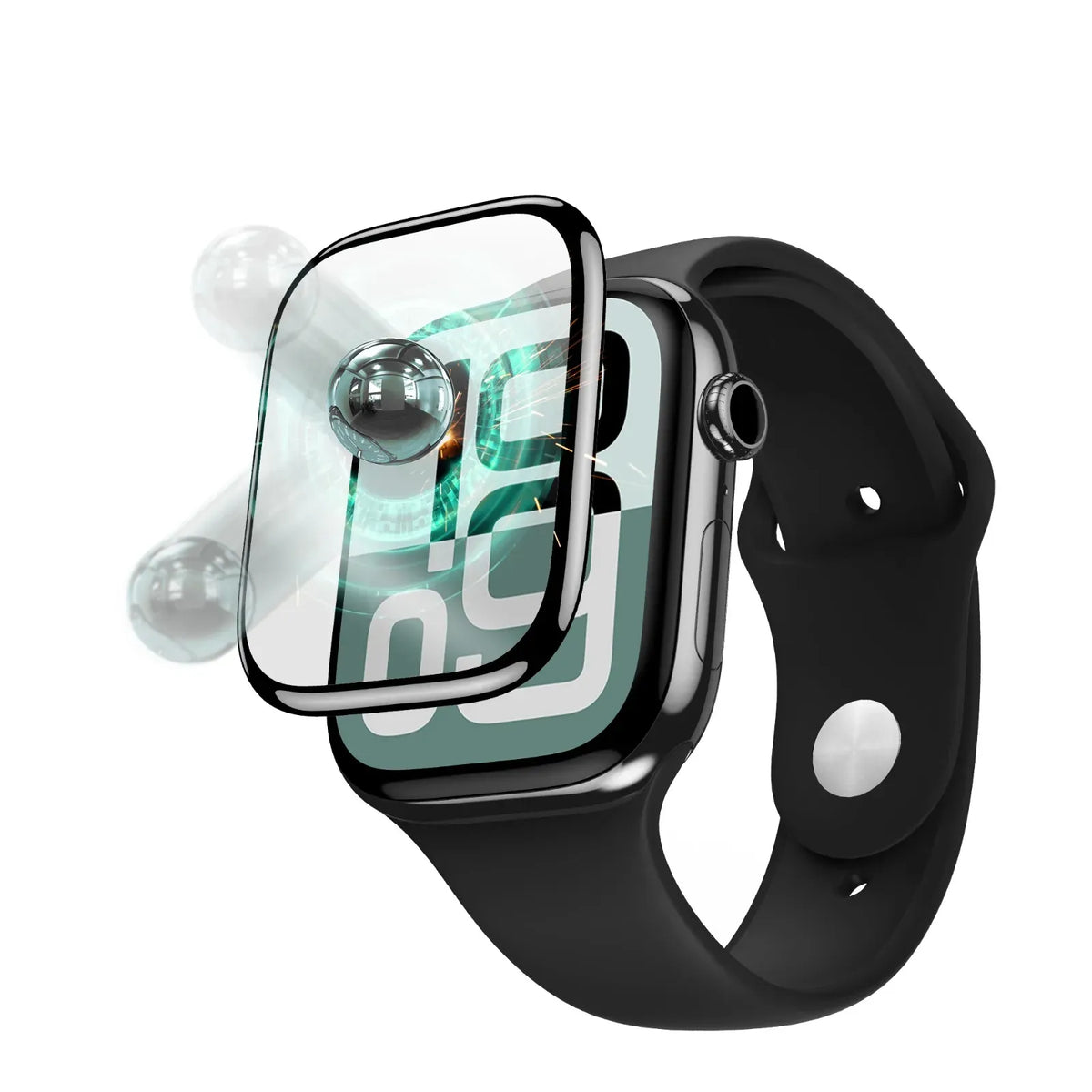 Green Lion 3 DScreen Protectorfor Apple Watch - Clear – image 3