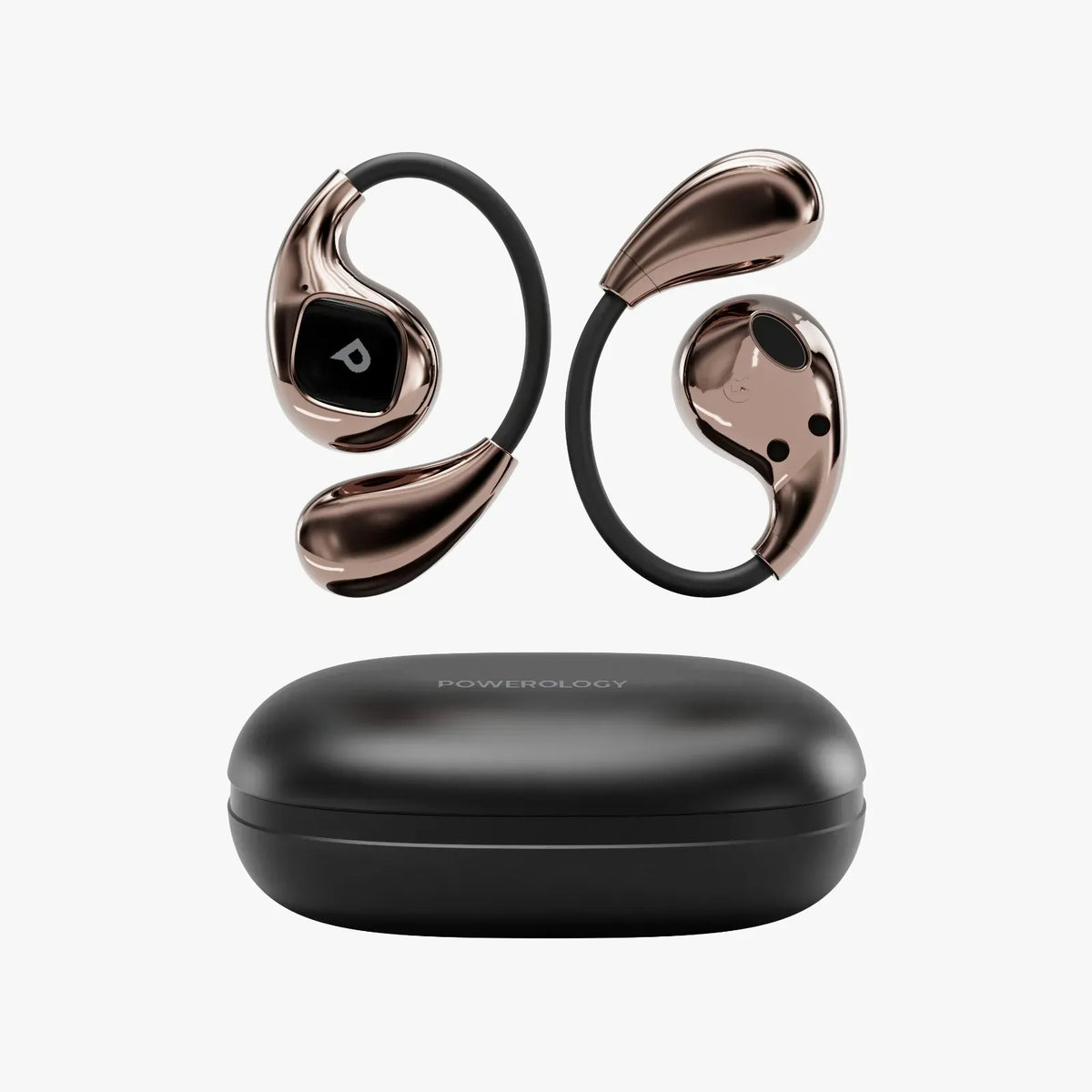 Powerology Nammos Open Ear Earbuds Matte Black – image 5