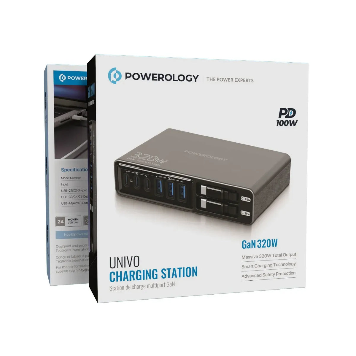 Powerology Univo Charging Station PD 100w Black – image 8