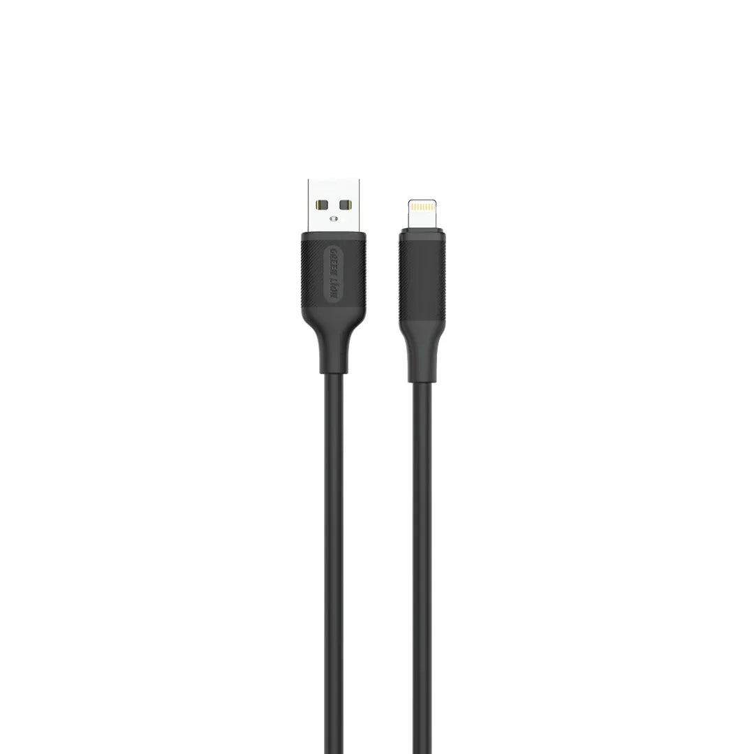 Green Lion USB A to Lightning Pvc Cable 3m Black – image 3