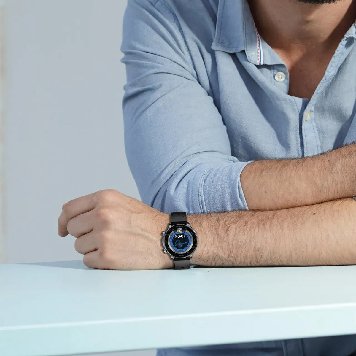 Green Lion Track GPS Smart Watch Black – image 3
