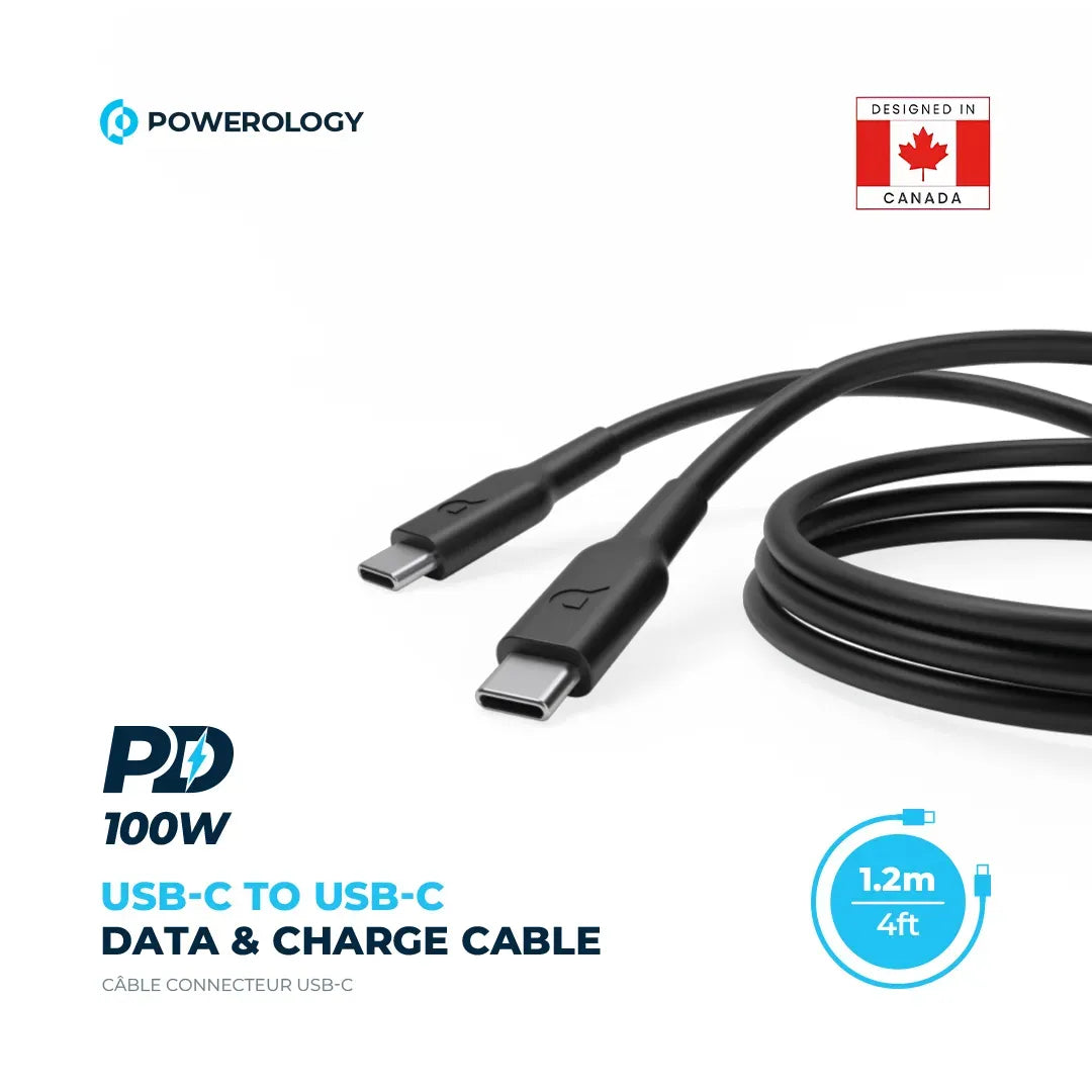 Powerology Type C to Type C Fast Charging Cable – image 4