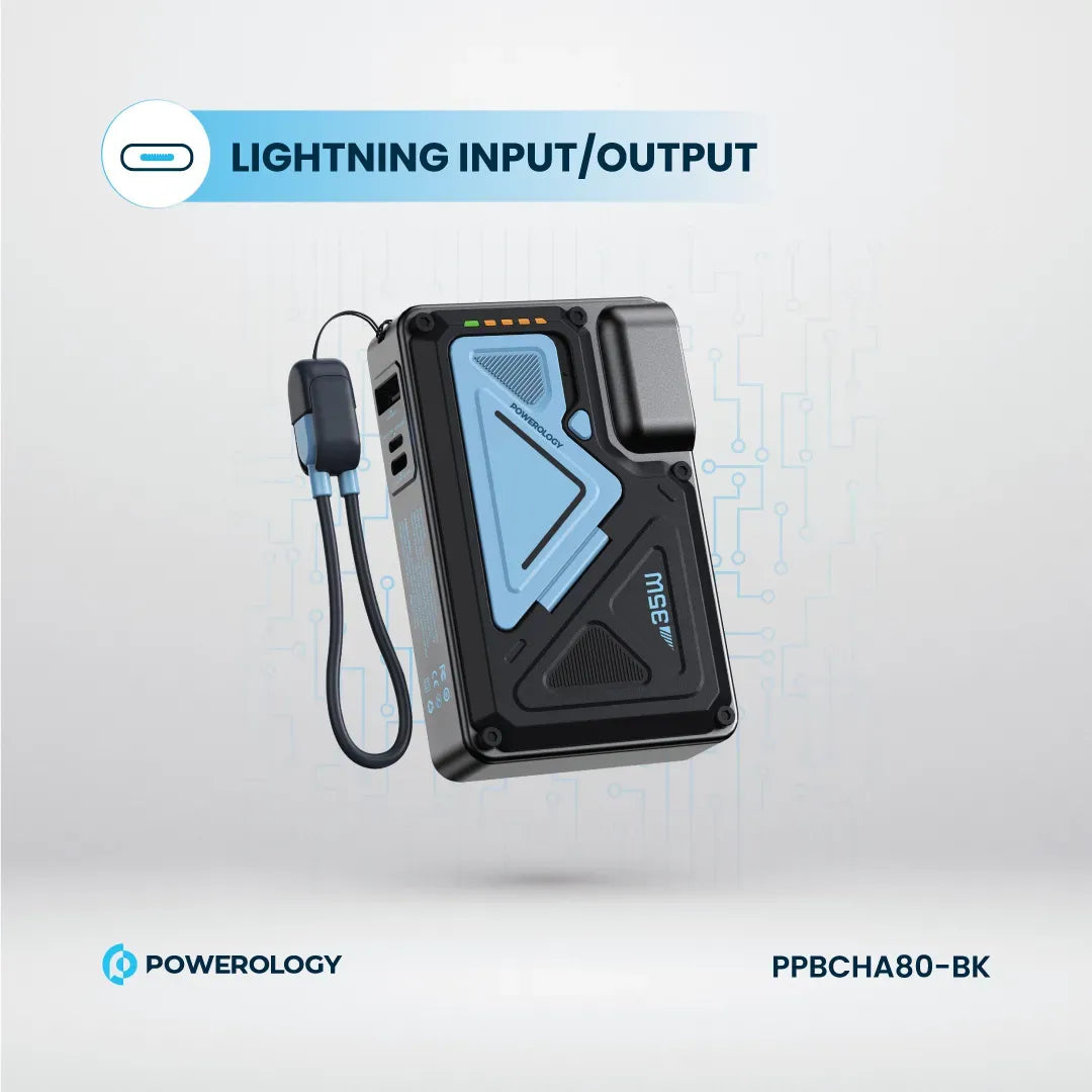 Powerology 10000 m Ah Wall Charger MagSafe Power Bank - black – image 11