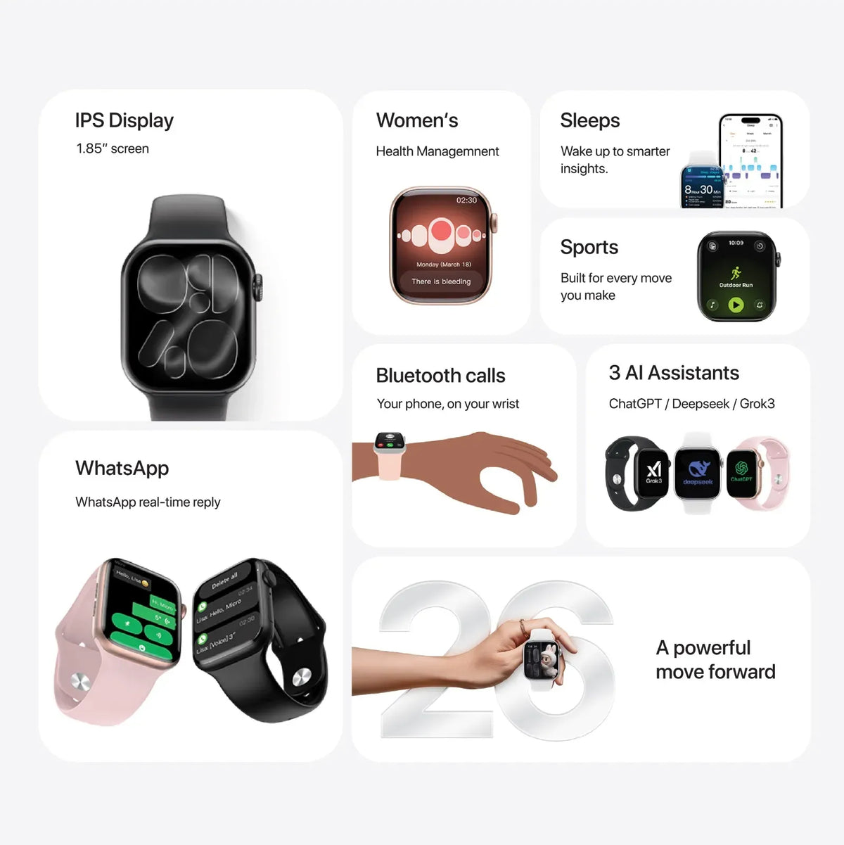 Green Lion Communicate 42 Smart Watch-42 mm - Gold – image 3