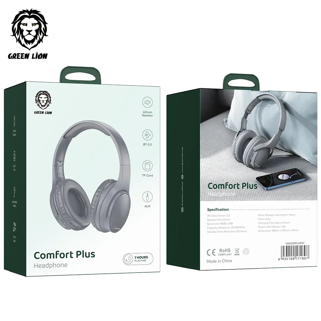 Green Lion Comfort Plus Headphone - Gray – image 12