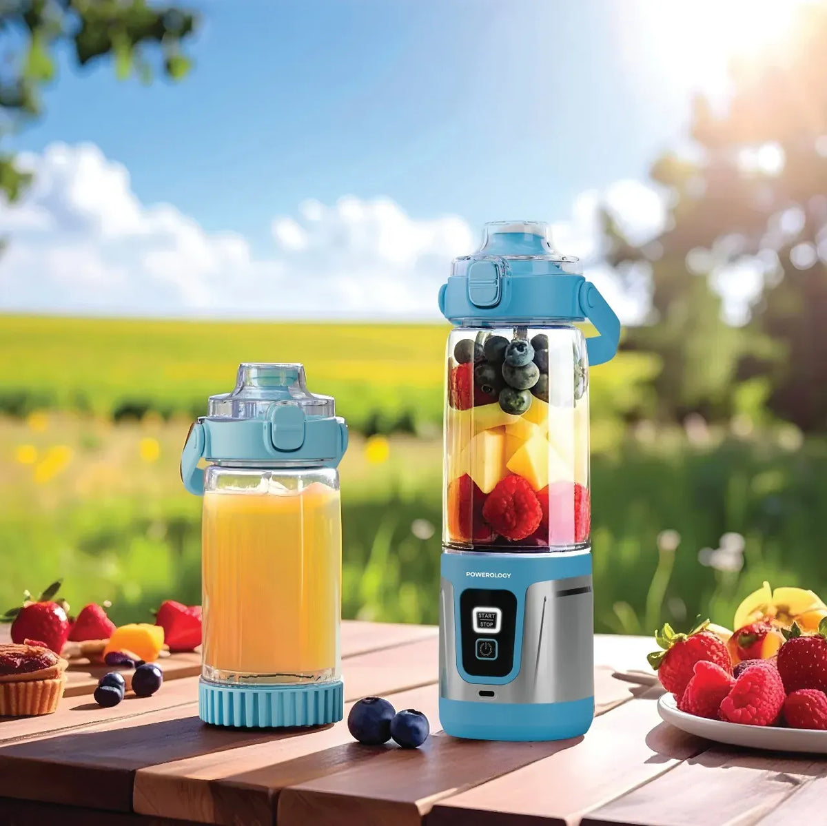Powerology Duomix Portable Blender - Blue – image 4