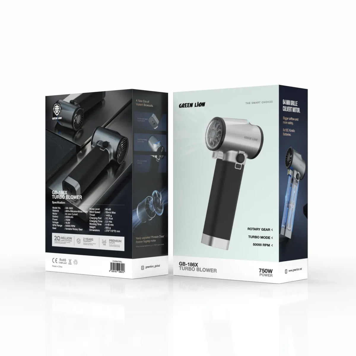 Green Lion GB-186 XTurbo Blower - Silver – image 3