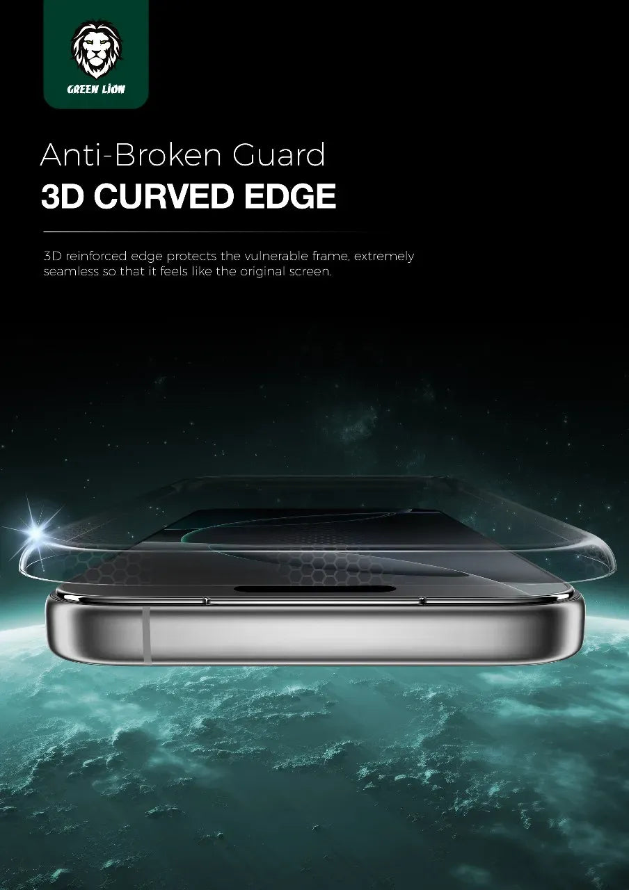 Green Lion SIRLouis 3 D Curved Screen Protector - Clear – image 2