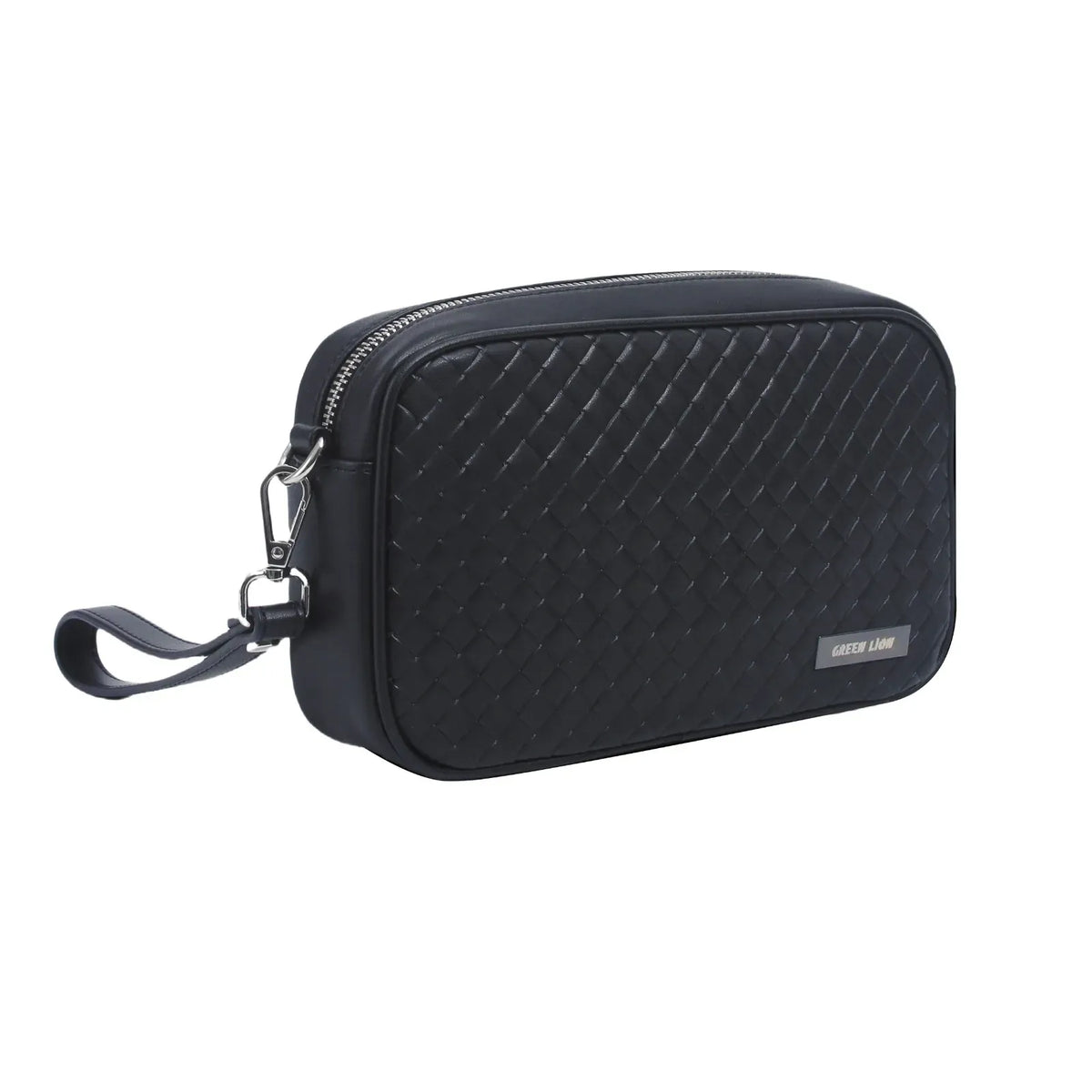 Green Lion Verso Clutch Bag Black – image 2