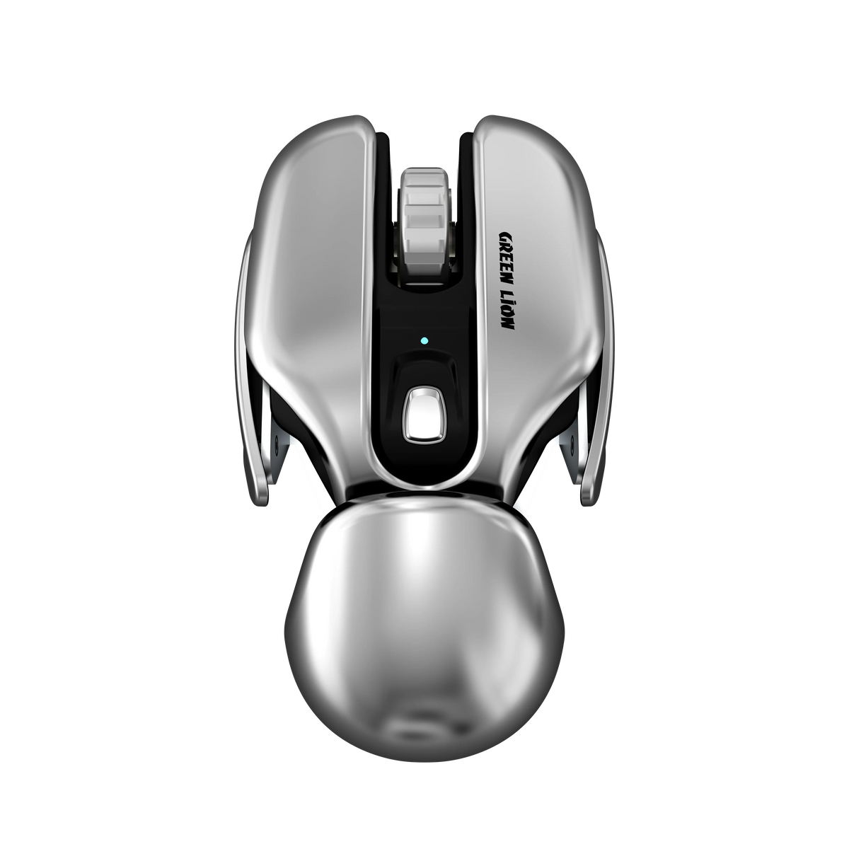 Green Lion G266 Beetles Metal Mouse Gray – image 2