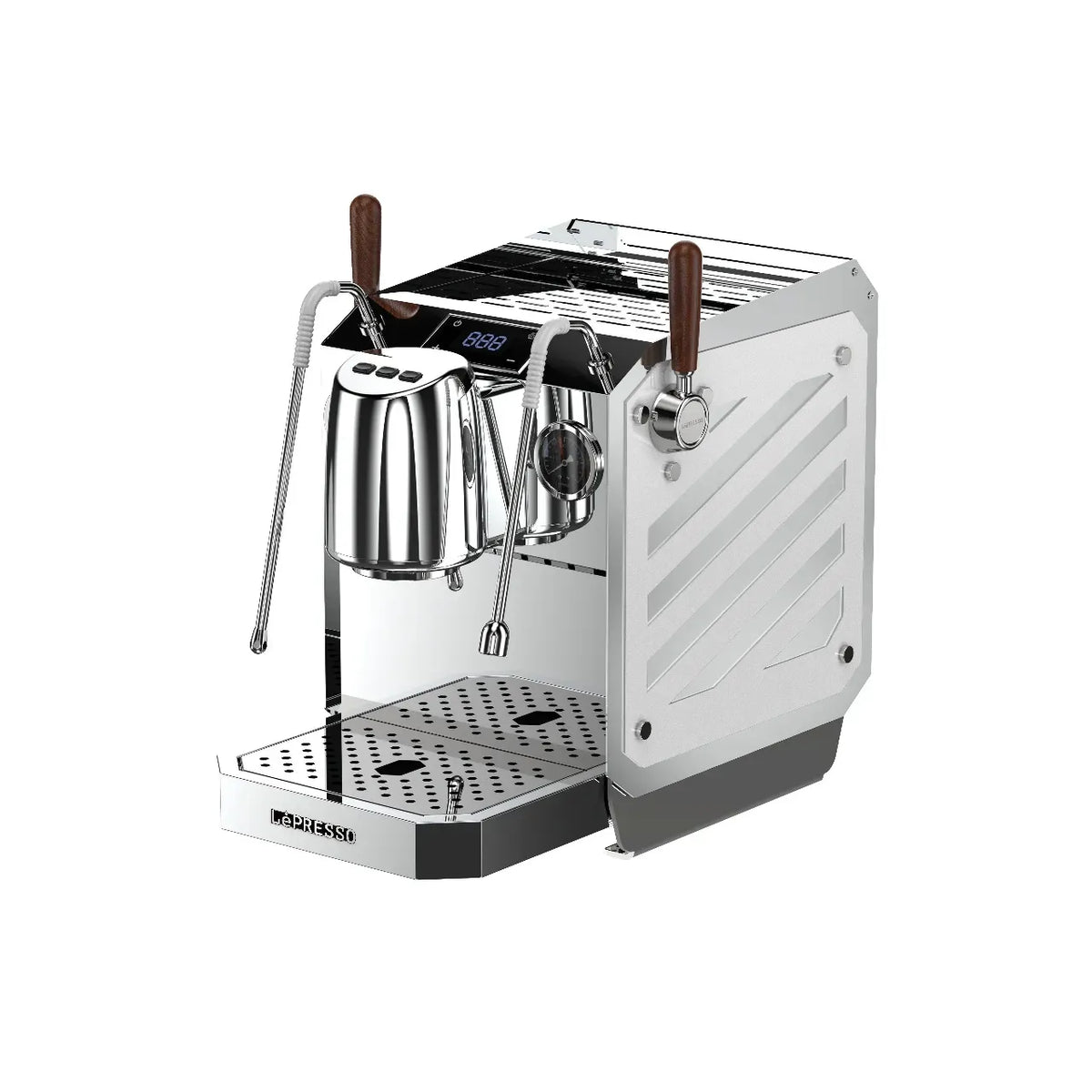 LePresso Commercial Corazzato 9 Bar Coffee Machine with Italian Rotary Pump Silver – image 4