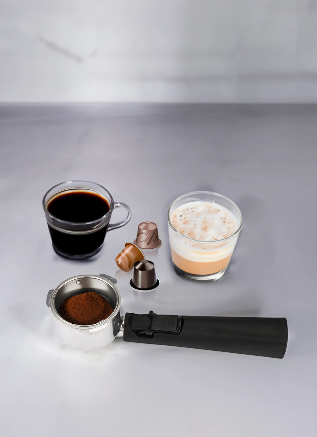 LePresso Dual Drip Barista Espresso Machine with Touch Display Milk Steamer Black – image 3