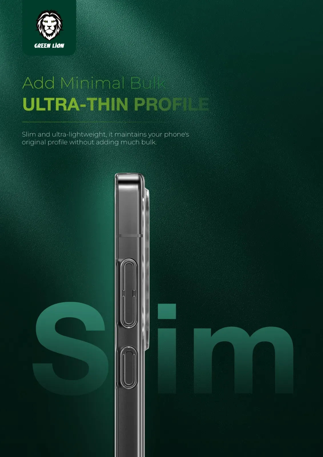 Green Lion Delgado Pc Case for S25 Ultra Clear – image 5