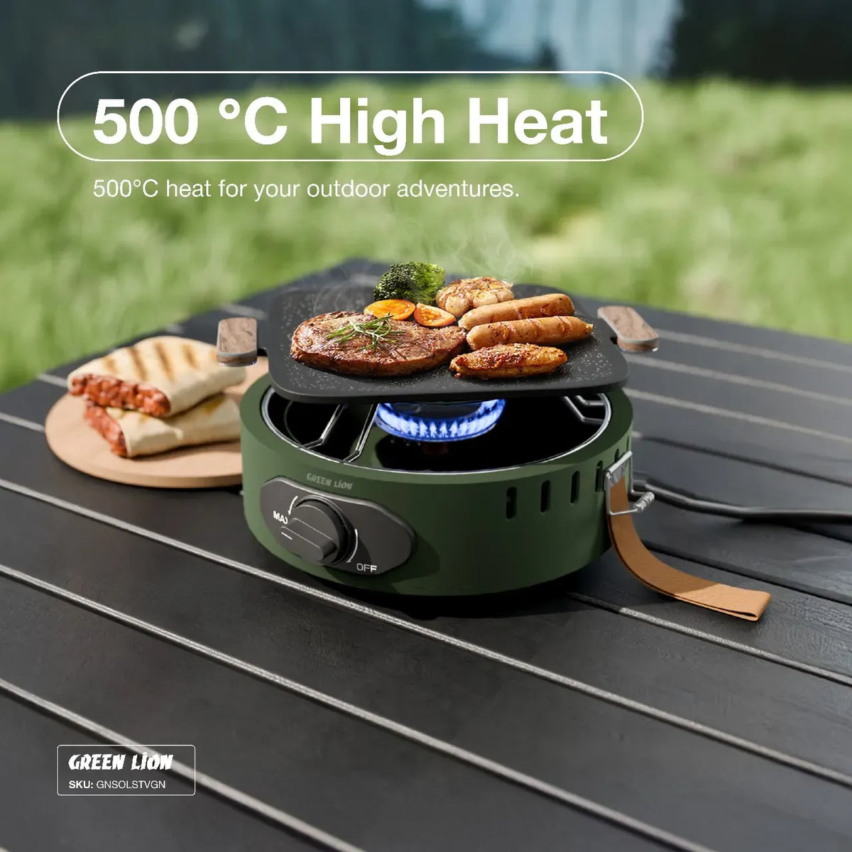 Green Lion Solo Flame Camping Stove Green – image 8