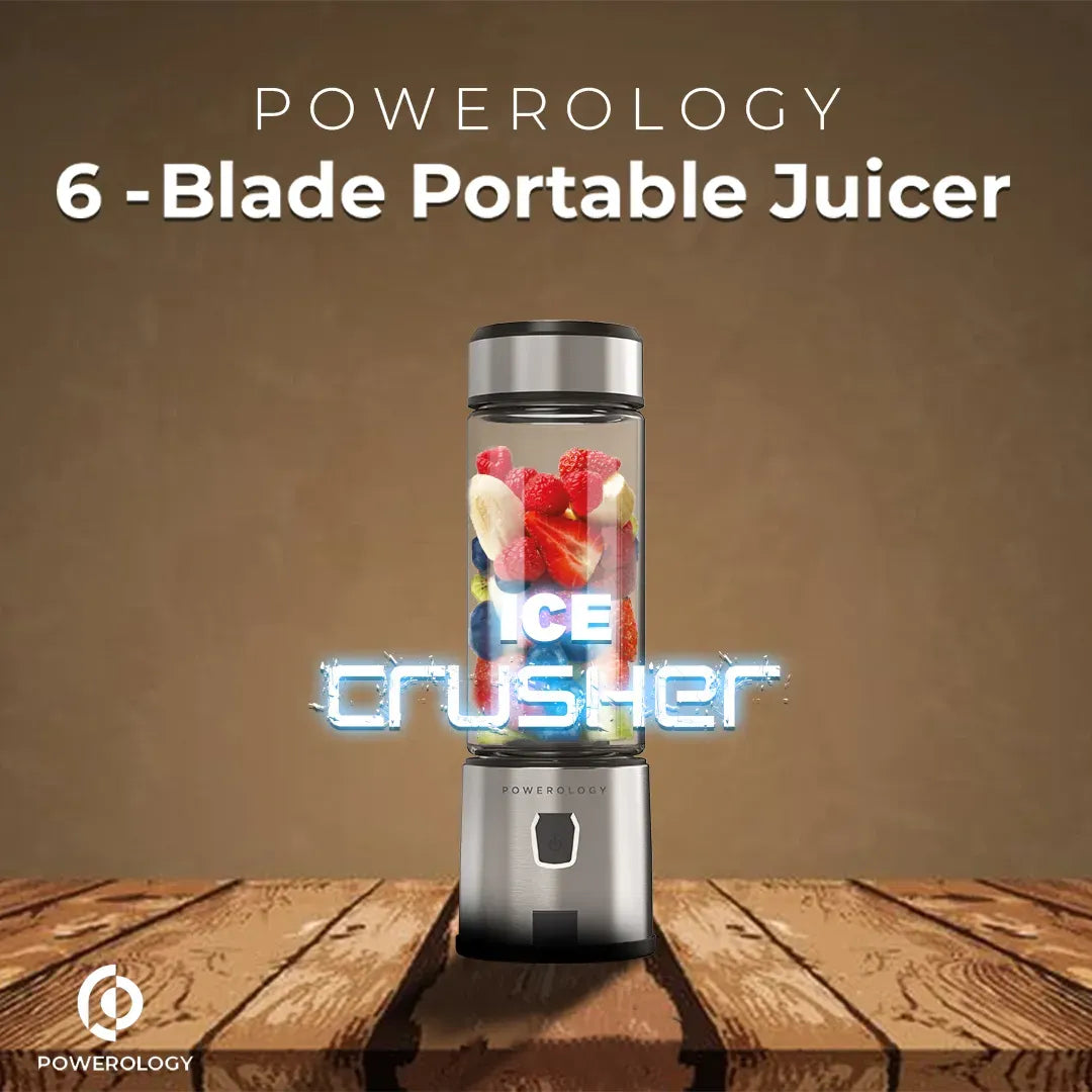 Powerology 6-Blade Portable Juicer - Silver – image 10