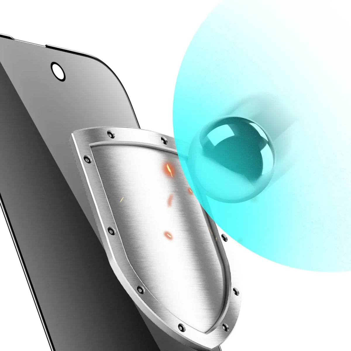 Green Lion 3d Scratch Free Round Edge Glass Screen Protector for Iphone 14 Pro – image 10