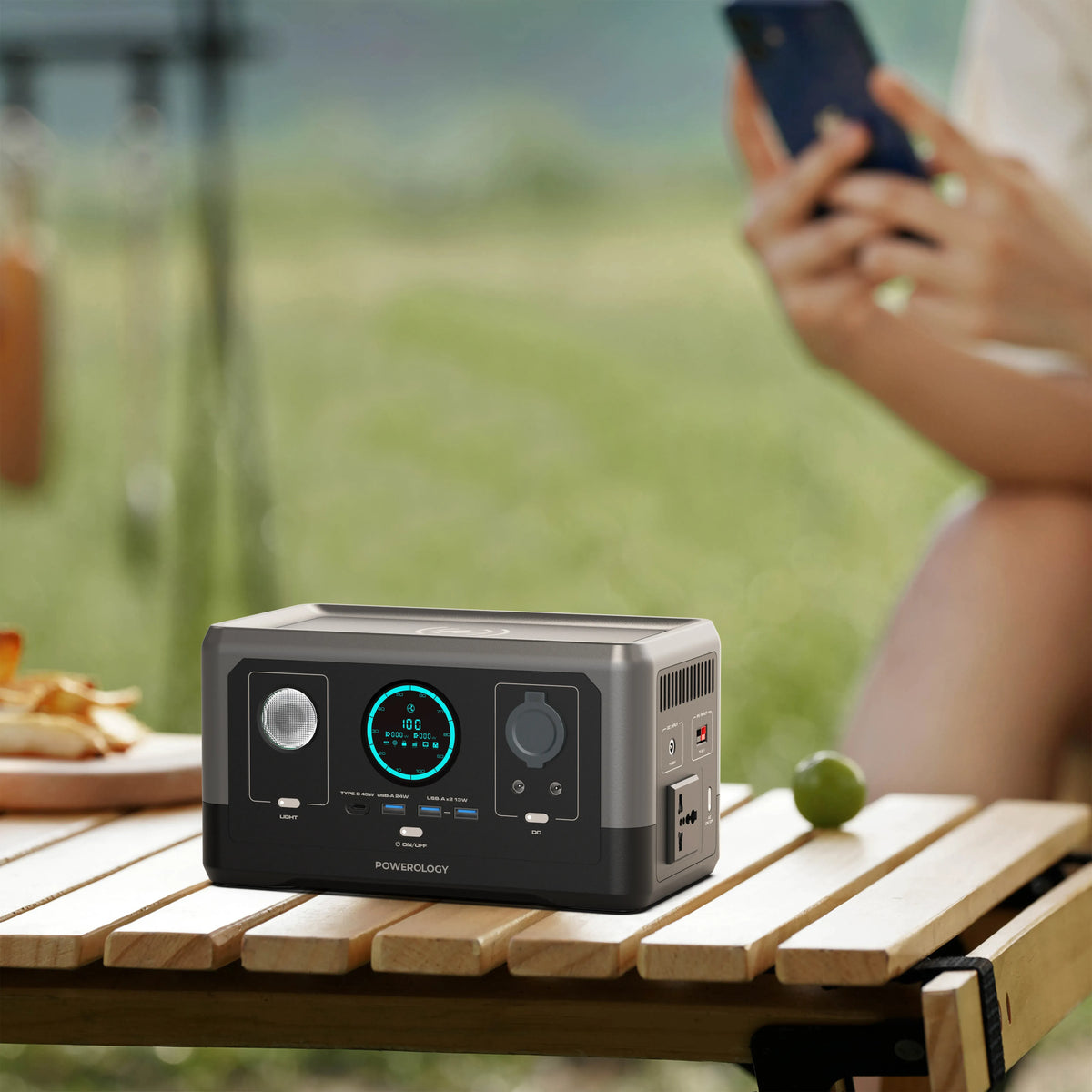 Powerology Portable Power Generator Fast Charging 76800mAh 300w Black – image 12