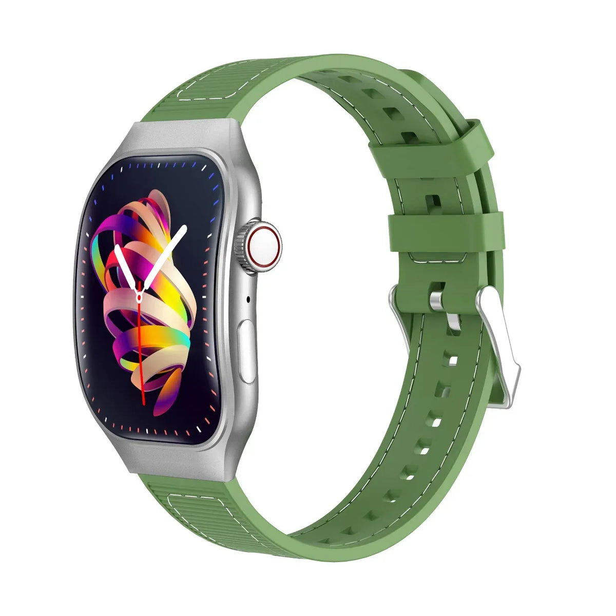 Green Lion Ridge Smart Watch - Silver&Green – image 7