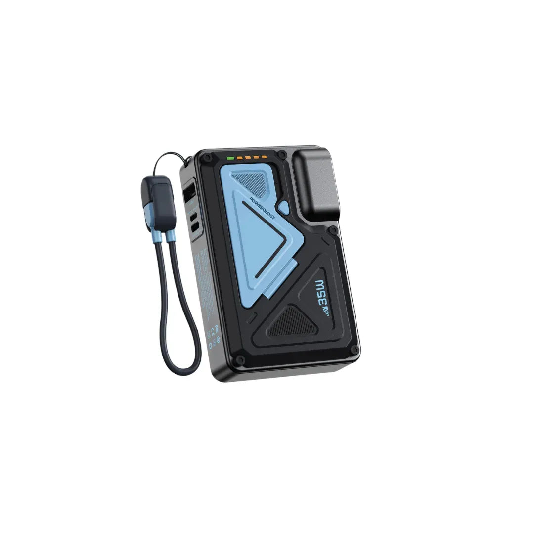 Powerology 10000 m Ah Wall Charger MagSafe Power Bank - black