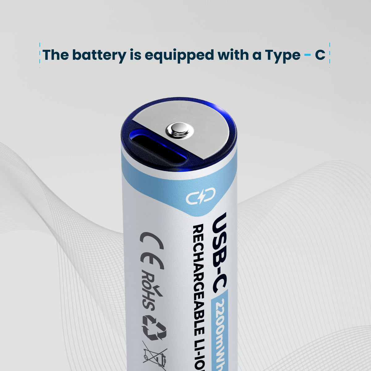 Powerology 1 5v Type C Rechargeable Lithium Ion Battery Aa Battery 2200mwh 4pcs Per Pack – image 15