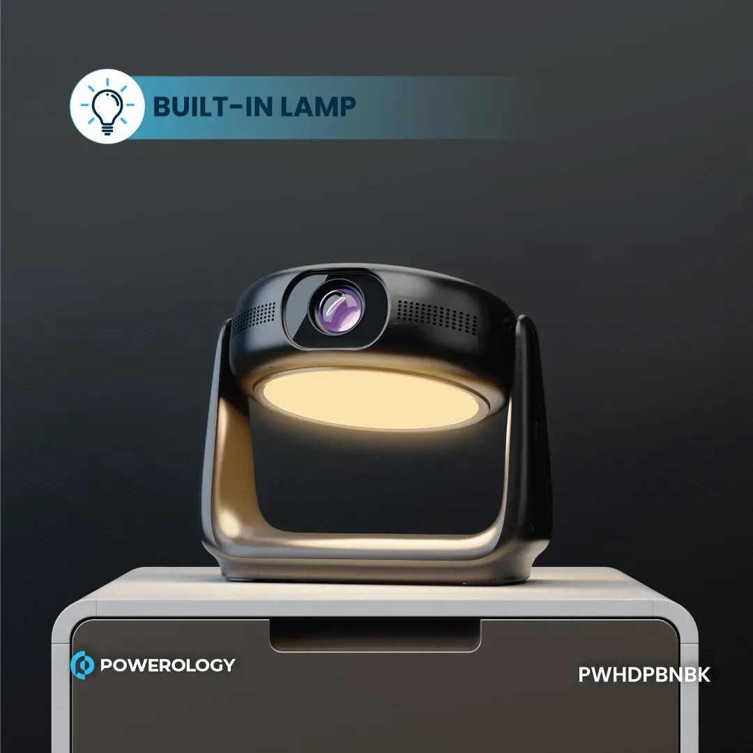 Powerology 300 Ansi Lumens Full HD Portable Projector with Built in Battery and LCD Light – image 25