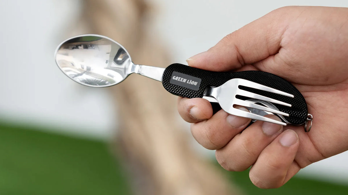 Green Lion 4 in 1 Cutlery Set Black – image 3