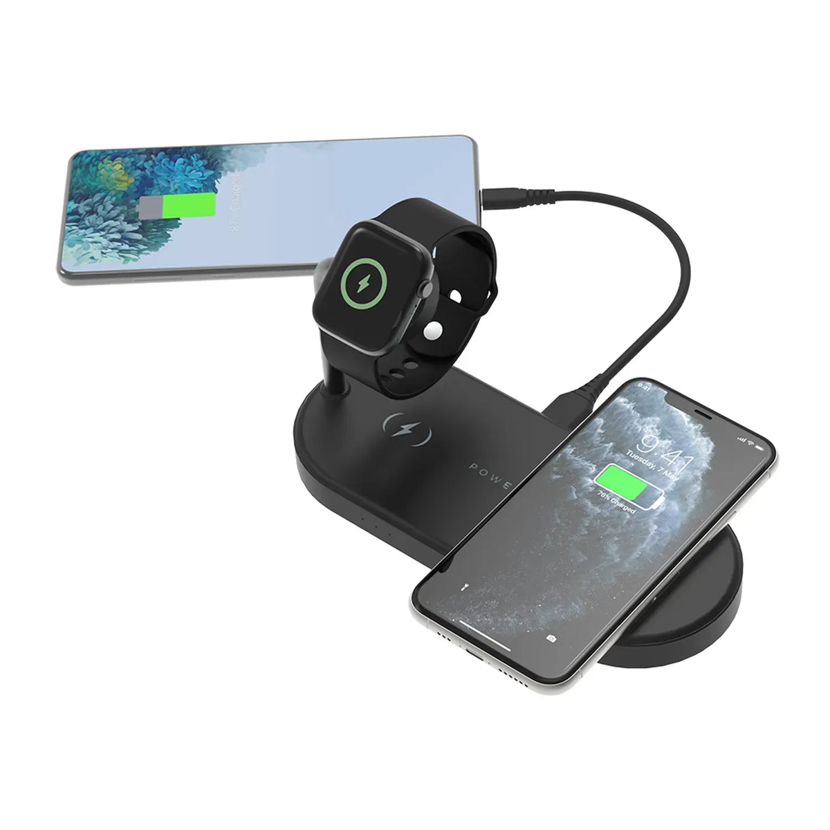Powerology Portable 4 in 1 Wireless Charging Dock – image 4