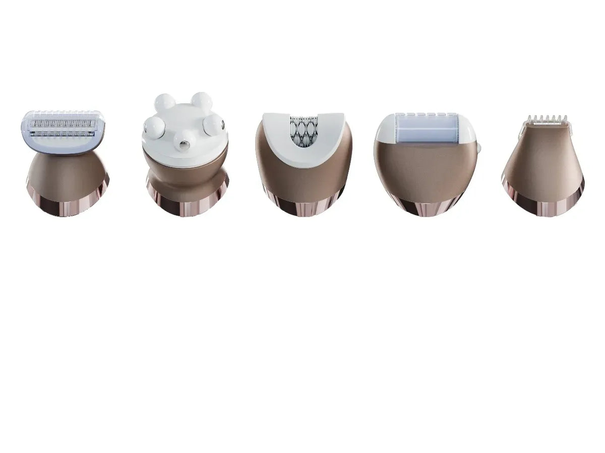 Green Lion 5 in 1 Cordless Epilator Kit White – image 4