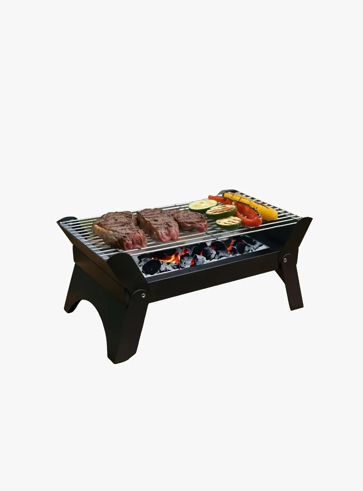 Green Lion Qudra Foldable Bbq Grill Black – image 7