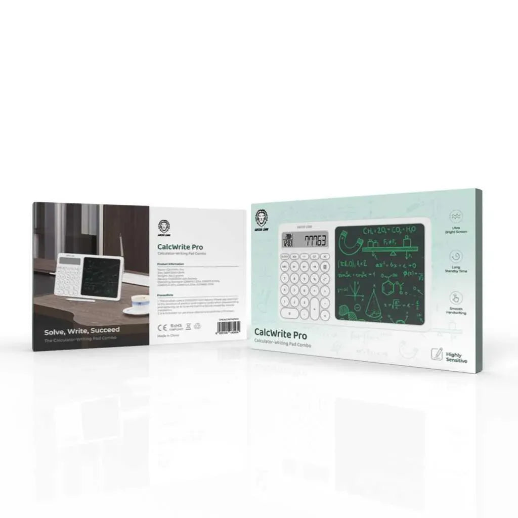 Green Lion Calcwrite Pro Calculator Writing Pad Combo White – image 7