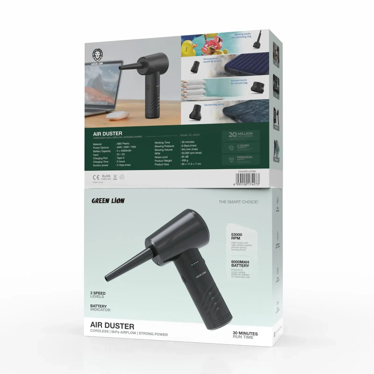 Green Lion Air Duster - Black – image 8