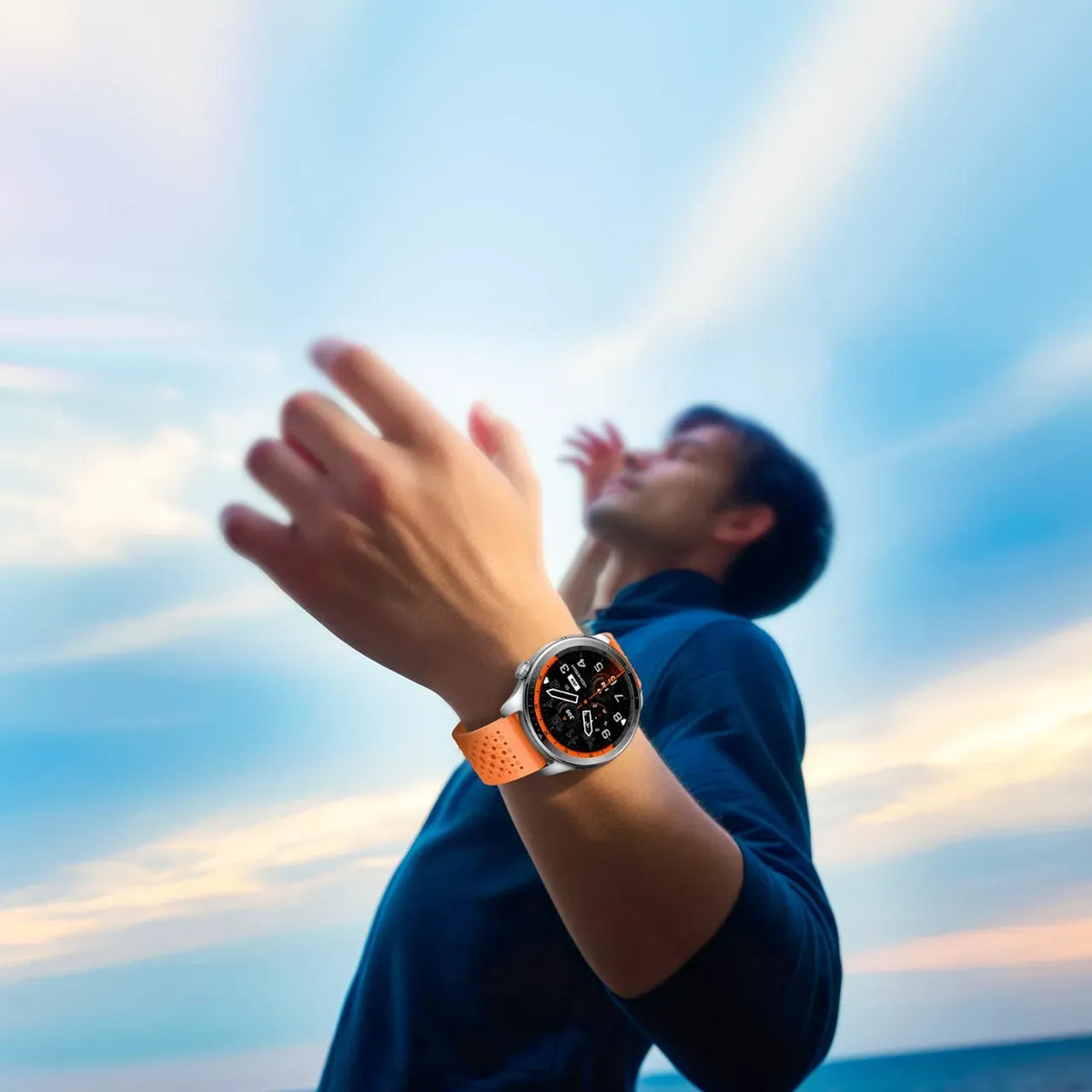 Powerology Sanam Urban Sports Smart Watch - Orange – image 2